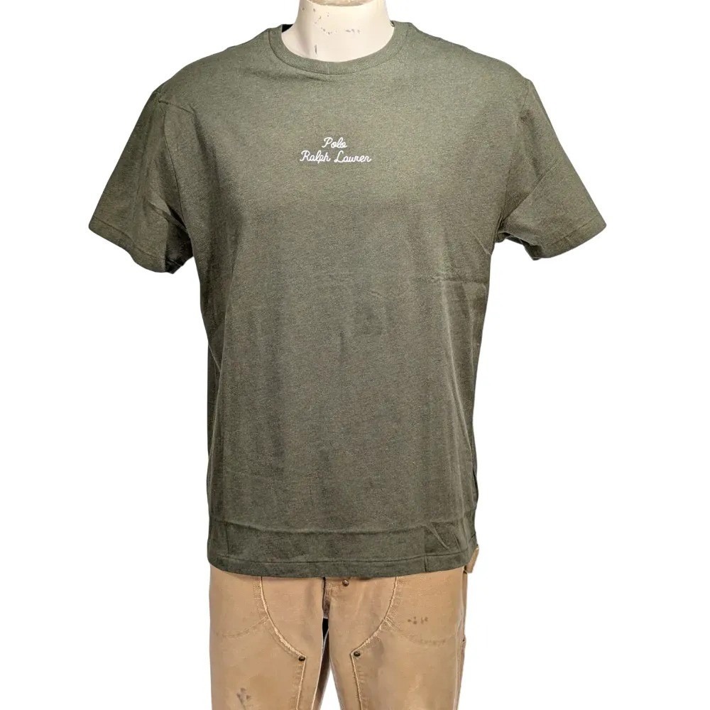 Polo Ralph Lauren Mens Script Logo Cotton T Shirt Sz M Classic Fit NWT $65